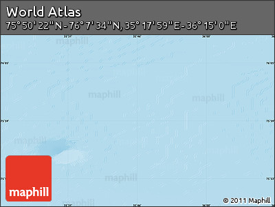Physical Map of the Area around 75° 58' 58" N, 35° 46' 29" E