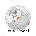 Outline Map of the Area around 75° 58' 58" N, 39° 10' 29" E, rectangular outline