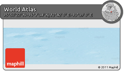 Physical Panoramic Map of the Area around 75° 58' 58" N, 73° 10' 30" E