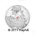 Outline Map of the Area around 75° 58' 58" N, 75° 43' 29" E, rectangular outline
