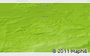 Physical 3D Map of the area around 76° 14' 18" N, 102° 55' 30" E