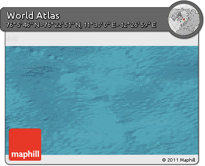 Satellite 3D Map of the Area around 76° 14' 18" N, 11° 58' 29" E