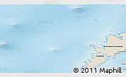 Shaded Relief 3D Map of the area around 76° 14' 18" N, 123° 10' 30" W