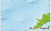 Physical Map of the area around 76° 14' 18" N, 123° 10' 30" W