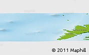 Physical Panoramic Map of the area around 76° 14' 18" N, 123° 10' 30" W
