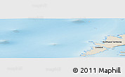 Shaded Relief Panoramic Map of the area around 76° 14' 18" N, 123° 10' 30" W
