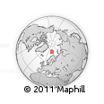Outline Map of the Area around 76° 14' 18" N, 22° 10' 29" E, rectangular outline