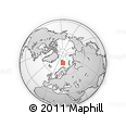 Outline Map of the Area around 76° 14' 18" N, 26° 25' 29" E, rectangular outline