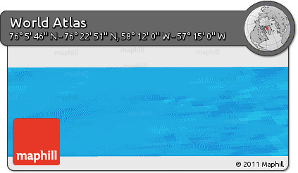 Political Panoramic Map of the Area around 76° 14' 18" N, 57° 43' 30" W