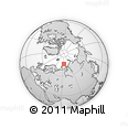 Outline Map of the Area around 76° 14' 18" N, 63° 49' 30" E, rectangular outline