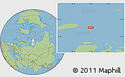 Savanna Style Location Map of the area around 76° 14' 18" N, 71° 28' 29" E