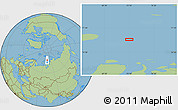 Savanna Style Location Map of the area around 76° 14' 18" N, 73° 10' 30" E
