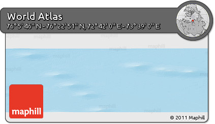 Physical Panoramic Map of the Area around 76° 14' 18" N, 73° 10' 30" E