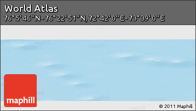 Physical Panoramic Map of the Area around 76° 14' 18" N, 73° 10' 30" E