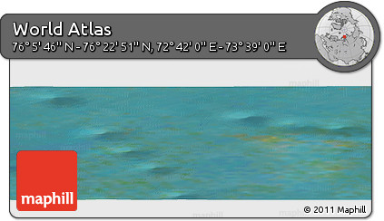Satellite Panoramic Map of the Area around 76° 14' 18" N, 73° 10' 30" E
