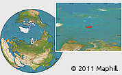 Satellite Location Map of the area around 76° 14' 18" N, 74° 1' 30" E