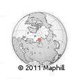 Outline Map of the Area around 76° 14' 18" N, 74° 1' 30" E, rectangular outline