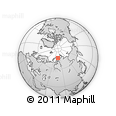 Outline Map of the Area around 76° 14' 18" N, 78° 16' 30" E, rectangular outline
