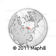 Outline Map of the Area around 76° 29' 33" N, 124° 10' 30" E, rectangular outline