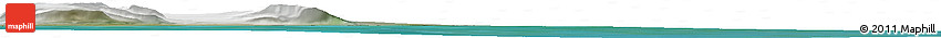 Satellite Horizon Map of the Area around 76° 29' 33" N, 17° 4' 30" E