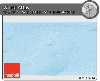 Physical 3D Map of the Area around 76° 29' 33" N, 38° 19' 30" E