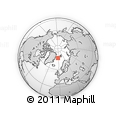 Outline Map of the Area around 76° 29' 33" N, 3° 19' 30" W, rectangular outline