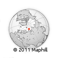Outline Map of the Area around 76° 29' 33" N, 57° 1' 29" E, rectangular outline