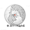 Outline Map of the Area around 76° 29' 33" N, 65° 22' 30" W, rectangular outline