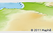 Physical 3D Map of Uvdle