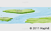 Physical Panoramic Map of Narsaarsuk