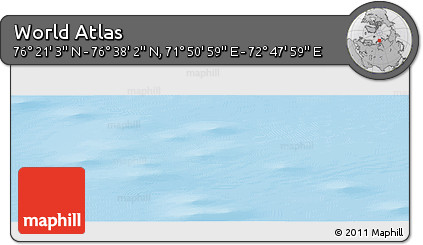 Physical Panoramic Map of the Area around 76° 29' 33" N, 72° 19' 29" E