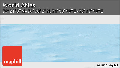 Physical Panoramic Map of the Area around 76° 29' 33" N, 72° 19' 29" E