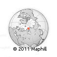 Outline Map of the Area around 76° 29' 33" N, 73° 10' 30" E, rectangular outline