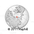 Outline Map of the Area around 76° 44' 41" N, 114° 49' 29" E, rectangular outline