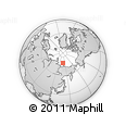 Outline Map of the Area around 76° 44' 41" N, 139° 28' 29" E, rectangular outline