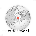 Outline Map of the Area around 76° 44' 41" N, 169° 13' 29" E, rectangular outline