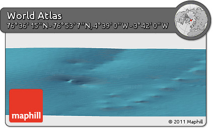 Satellite Panoramic Map of the Area around 76° 44' 41" N, 4° 10' 30" W