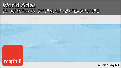 Political Panoramic Map of the Area around 76° 44' 41" N, 64° 40' 30" E