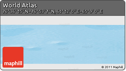 Political Panoramic Map of the Area around 76° 44' 41" N, 64° 40' 30" E