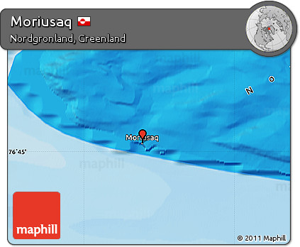 Free Political Map of Moriusaq