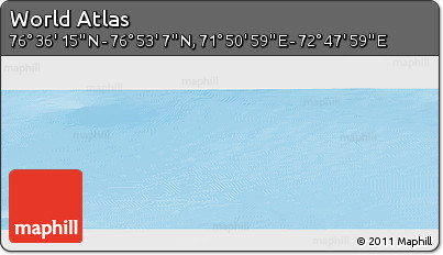 Physical Panoramic Map of the Area around 76° 44' 41" N, 72° 19' 29" E