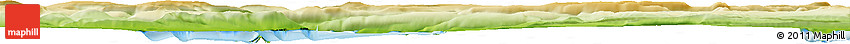 Physical Horizon Map of the Area around 76° 44' 41" N, 83° 13' 29" W