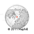 Outline Map of the Area around 76° 44' 41" N, 8° 34' 29" E, rectangular outline