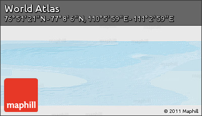 Political Panoramic Map of the Area around 76° 59' 43" N, 110° 34' 29" E