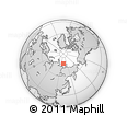 Outline Map of the Area around 76° 59' 43" N, 131° 49' 29" E, rectangular outline