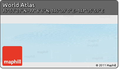 Physical Panoramic Map of the Area around 76° 59' 43" N, 147° 7' 30" E