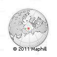 Outline Map of the Area around 76° 59' 43" N, 176° 1' 30" E, rectangular outline