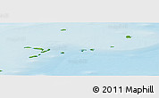 Physical Panoramic Map of the area around 76° 59' 43" N, 22° 10' 29" E