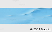 Physical Panoramic Map of the area around 76° 59' 43" N, 4° 10' 30" W