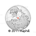 Outline Map of the Area around 76° 59' 43" N, 51° 55' 29" E, rectangular outline